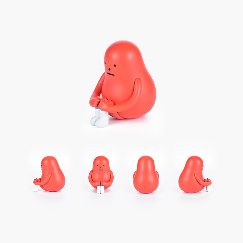 PopBabo Sitting Red bean Doll