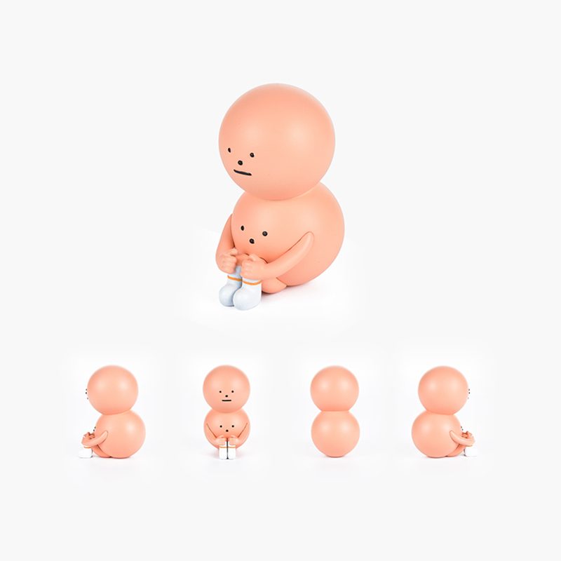 PopBabo Sitting Horse hooves Doll