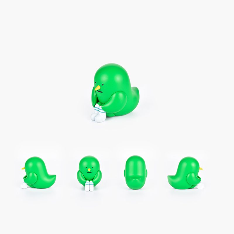 PopBabo Sitting Green bird Doll